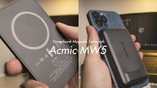 Powerbank Magsafe Termurah Buat Iphone kalian Acmic MW5 5000Mah [upl. by Nicki]