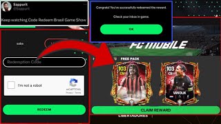 SECRET 2x NEW REDEEM CODES IN FC MOBILE DO THIS NOW FOR FREE 101103 OVR PLAYERS [upl. by Ralleigh374]