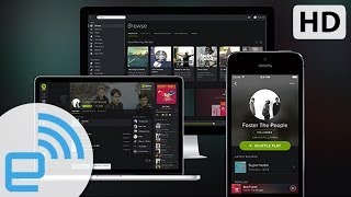 Spotify redesign demo  Engadget [upl. by Derick]