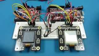 Sharp Memory LCD Comparison HRTFT vs PNLC [upl. by Ahsim]