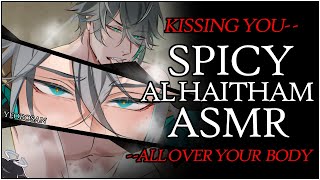 𝐕𝐄𝐑𝐘 SPICY AL HAITHAM ASMR HOT  Bite The Sheets And TAKE IT IN BED  Kissing  Genshin x Listener [upl. by Ikcir]