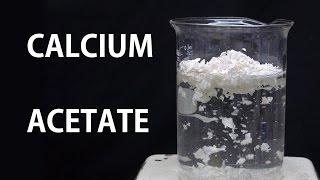 Making Calcium Acetate from eggshells [upl. by Hamian]