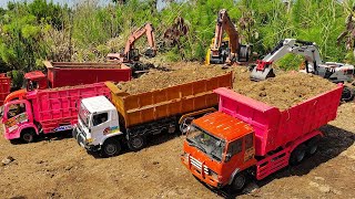 Mobil Truk Molen Cor Beton Mixer Oleng Truk Tronton Isuzu Giga Hino 500 Fuso 220Ps Ngecor Jalan [upl. by Jorgan683]