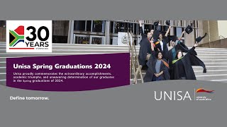 2024 Unisa Spring Graduation  02 October 2024 0900 AM Ceremony [upl. by Dagny]