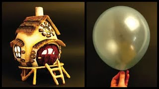 ❣DIY Fairy House Lamp Using a Balloon❣ [upl. by Raseta]