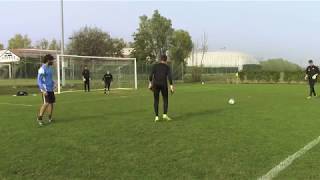 Allenamento Portieri  Tecnica e Spostamenti Porta 2  Mr Federico Bee [upl. by Ajile]