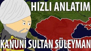 Kanuni Sultan Süleymanın Hayatı  Hızlandırılmış Tarih [upl. by Tracie]