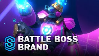 Battle Boss Brand Wild Rift Skin Spotlight [upl. by Submuloc]