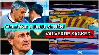 VALVERDE SACKED  WELCOME QUIQUE SETIÉN  FIRST THOUGHTS  THE STORY ON WHAT IT TOOK TO SIGN SETIÉN [upl. by Airamahs852]