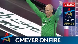 PSG goalkeeper Omeyer saves them all  VELUX EHF FINAL4 [upl. by Edmead]