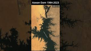 Aswan Dam 40 Year Time Lapse [upl. by Dugas]