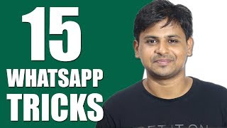 15 New Secret WhatsApp Tricks You Never Knew [upl. by Cinemod152]