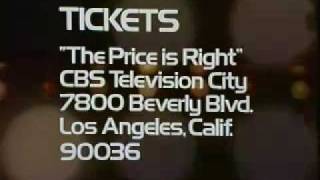 The Price is Right Ticket Plugs 7375 [upl. by Linehan]