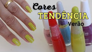 6 CORES DE ESMALTES TENDÊNCIA 2024 [upl. by Ahsilam989]