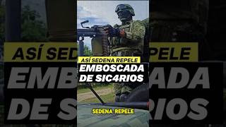 😱 ¡Así Repelen la EMBOSCADA los SOLDADOS MEXICANOS 😱 “De Sicarios”🇲🇽☠️shorts mexico military [upl. by Htebilil419]