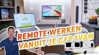 Fendt Apero connect 495 modeljaar 2025 caravan Remote werken in een caravan [upl. by Anabella]