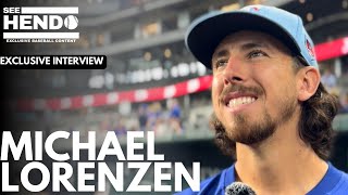 Michael Lorenzen says he’s excited to join Texas Rangers talks Nolan Ryan fastball amp free agency [upl. by Barber683]