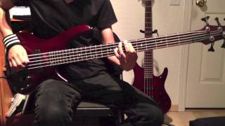 Deftones  Leathers Bass Cover [upl. by Iyre]