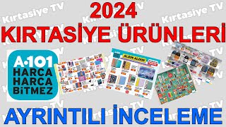 ➡️ A101 2024 KIRTASİYE ÜRÜNLERİ 🖊️ AYRINTILI İNCELEME 29 AĞUSTOS 2024 [upl. by Ireg]