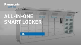 Discover allinone contactless smart delivery lockers  Panasonic BampI [upl. by Adnawat]