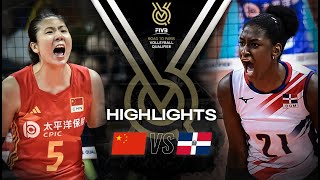 🇨🇳 CHN vs 🇩🇴 DOM  Highlights  Womens OQT 2023 [upl. by Belcher]