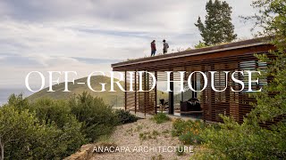 Architect Designs An OffGrid Super House In The Hills of The Californian Coast House Tour [upl. by Aihsekel439]