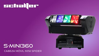 SCHALTER  SMINI360 Cabeza Móvil Beam RGBW [upl. by Lotsirb]