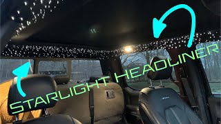 How to do a Starlight Headliner2015 F150 Platinum Starlight Headliner [upl. by Amaryl]