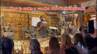 DUTCH WOODEN SHOES Netherlands travel trending netherlands [upl. by Rodrick]