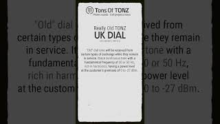 Phone sounds REALLY old tones UK dial tones No sampling no recording [upl. by Nereus]