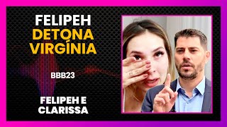 VIRGINIA E EVARISTO COSTA CAUSAM POLÊMICA E FELIPEH COMENTA  LINK PODCAST [upl. by Kaitlynn138]