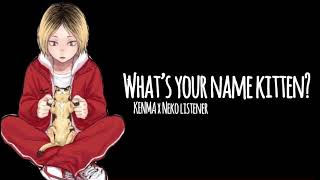 ASMR Kenma x neko listener  Haikyuu [upl. by Bendicta]