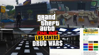 Gta Online New 50 Car Garage Showcase Los Santos Drug Wars DLC [upl. by Annor]