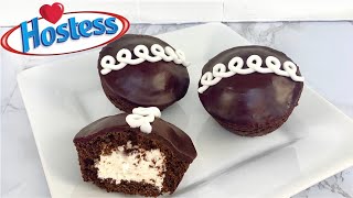 Hostess Chocolate Cupcakes Copycat Recipe  How to make Chocolate Snack Cupcakes [upl. by Eilahs]