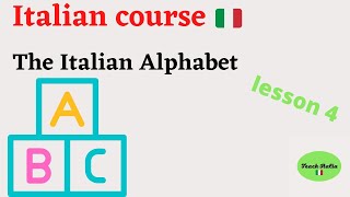 Italian course lesson 4  Alphabet pronunciation R SOUND [upl. by Hardden]