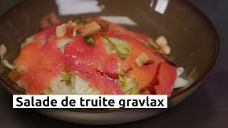 Salade de truite gravlax [upl. by Leandre266]