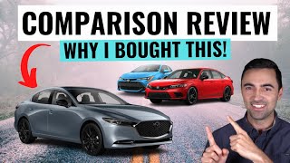 Why I Bought a New Mazda 3 Over The 2023 Toyota Corolla Or Honda Civic [upl. by Atinid541]