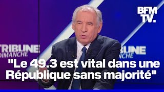 Budget retraites immigration linterview en intégralité de François Bayrou président du Modem [upl. by Kin]