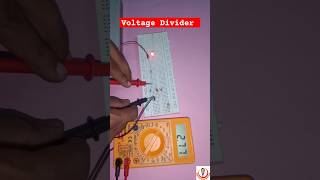 🚨 Voltage Divider using Resistors Voltagedivider resistor techeducation learnelectronics tech [upl. by Meenen]