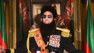 The Dictator New York Press Conference [upl. by Nailil565]