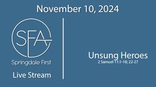 Springdale First Live Stream  2024 11 10 [upl. by Erdnoid216]