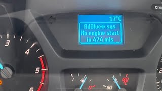 Ford Transit 2020  AdBlue System No Start in 474 Miles😫 [upl. by Negah]