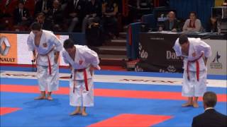 Team Kata  Bunkai KANKU SHO by TURKEY  21st WKF World Karate Championships [upl. by Samot]