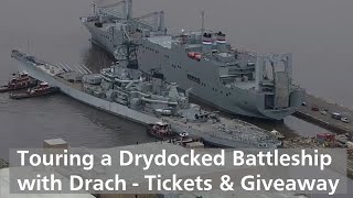 Battleship New Jersey Drydocking  Tours wDrach Ticket Giveaway and Meetup 25th26th May 2024 [upl. by Enella]