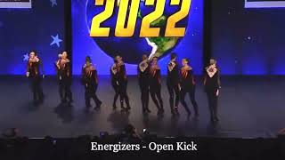 Energizers WORLD CHAMPIONS  Open Kick Worlds 2022  Eye of the Tiger [upl. by Shir]