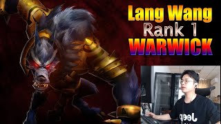 RANK 1 WARWICK  LANG WANG SION VS MUNDO  DIAMOND ELO [upl. by Aylmer925]