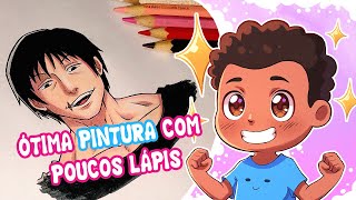 COMO PINTAR PELE CLARA ESTILO ANIME ðŸŽ¨ðŸ˜Ž  TÃ‰CNICA SIMPLES E FÃCIL COM LAPÃS DE COR [upl. by Ttergram975]