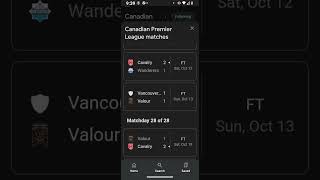 Canadian Primer League Football Scores canadianpremierleague [upl. by Akcired967]