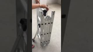 How to apply the stabilizer bar to a multipurpose ladder [upl. by Isabel]