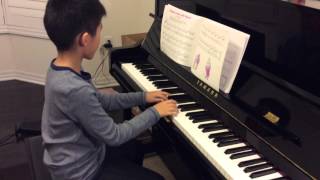 Piano John thompsons easiest piano course PART 4 melody in the left hand at the ball [upl. by Sugihara892]